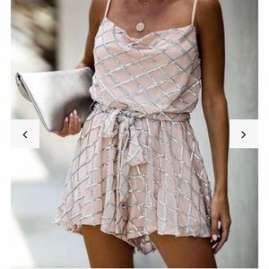 Vici Sequin Romper